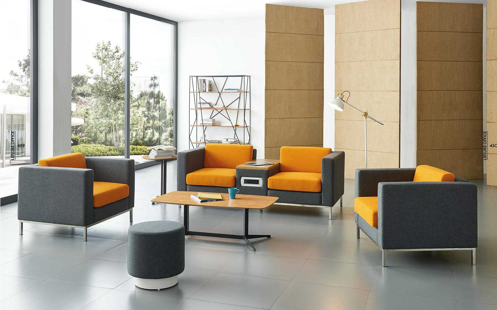 公司接待室家具